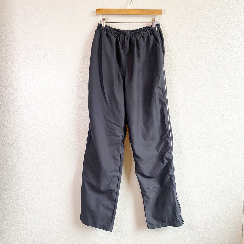 Mizuno Teamwear Gray Windbreaker Track Pant Size Medium